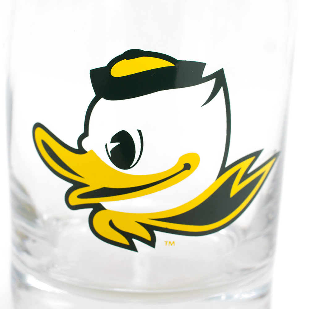 Fighting Duck, 14 ounce, Rocks Glass